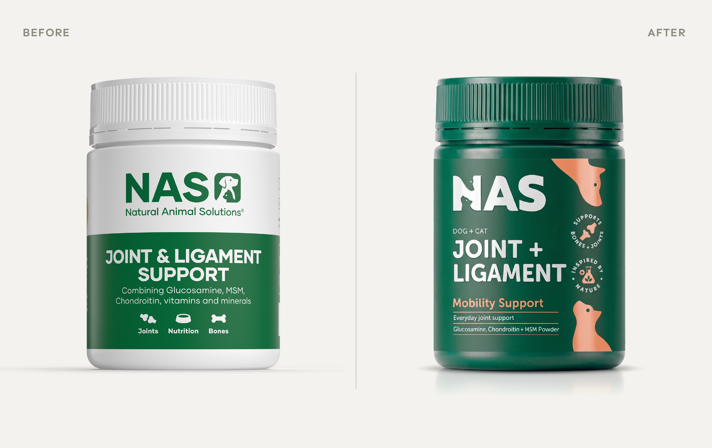 NAS before and after